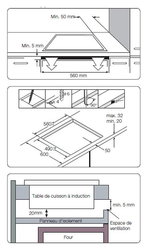 Siyah Cam İndüksiyonlu Ankastre Ocak